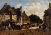 Boudin, Eugene - Jour de fiore, Le Faou